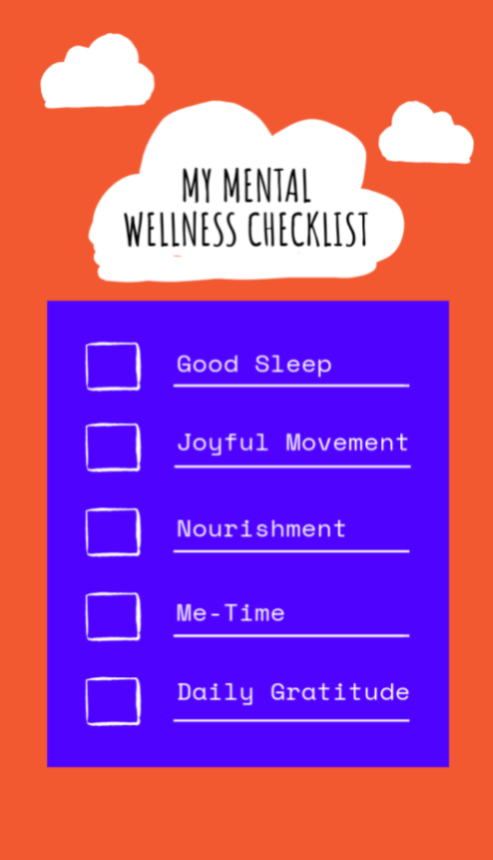 mental health checklist image