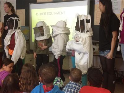Grade 1s Learn About Bees and Beekeeping
