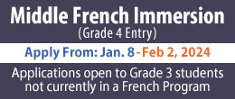 Middle French Immersion