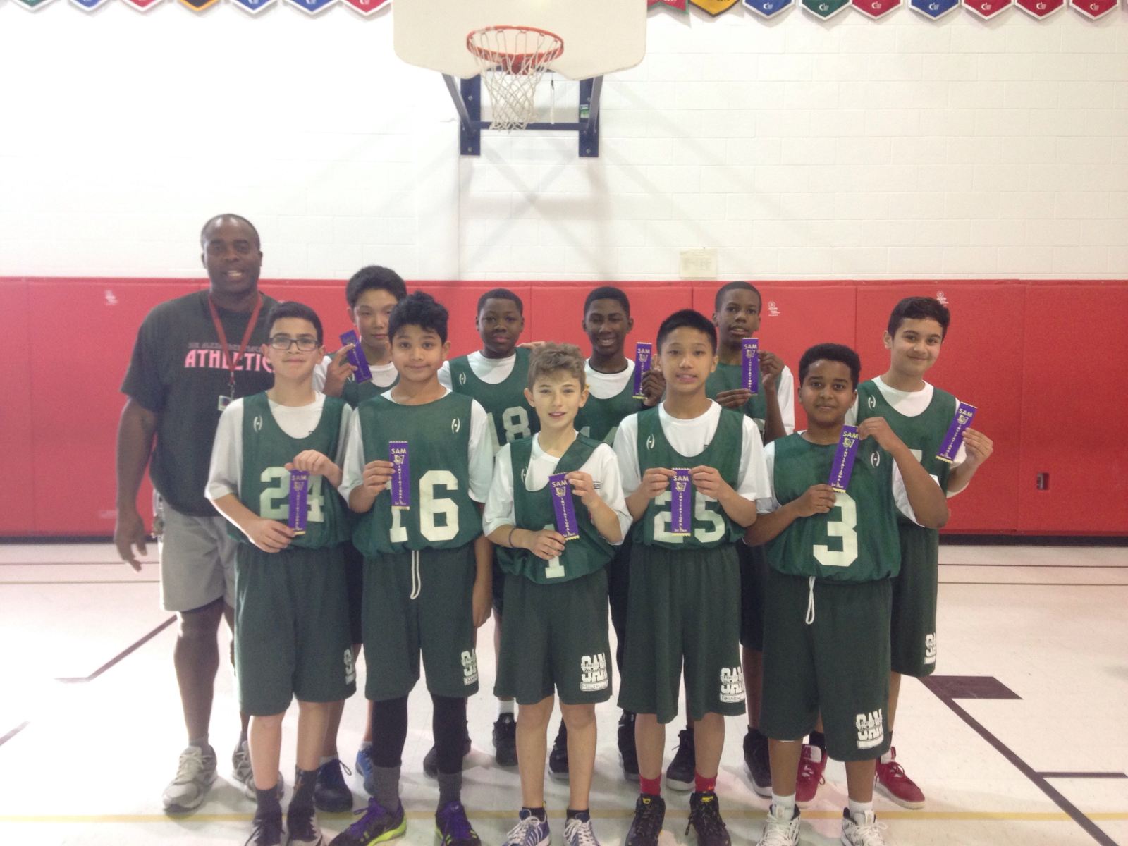 Grade 7 Boys Basketball Team