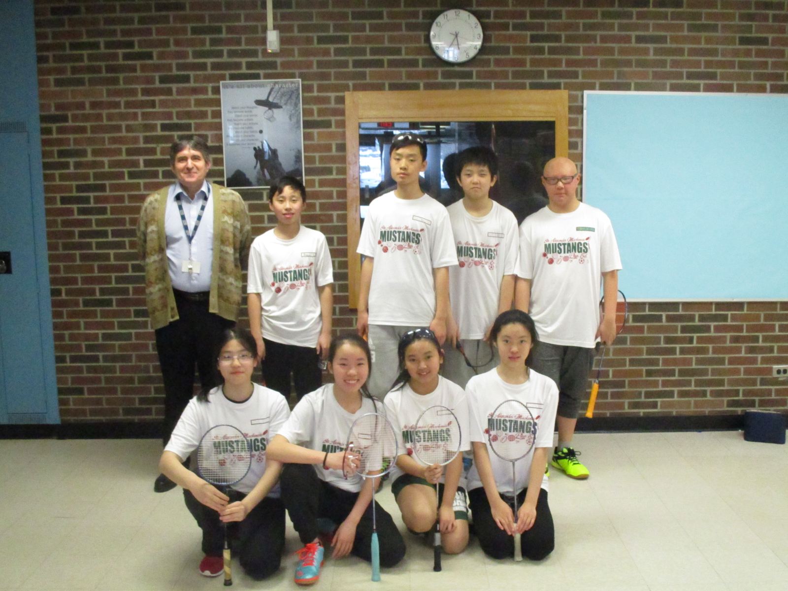 Grade 7 Badminton Team