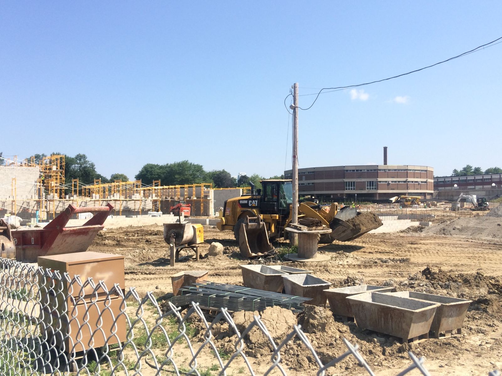 The new school as of July 2017