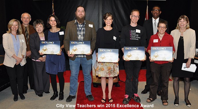 City View Teachers win 2015 Excellence award