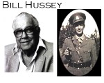 Mr. Hussey as a veteran and as a dapper soldier with a mischieveous smile.