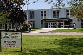 front view of school