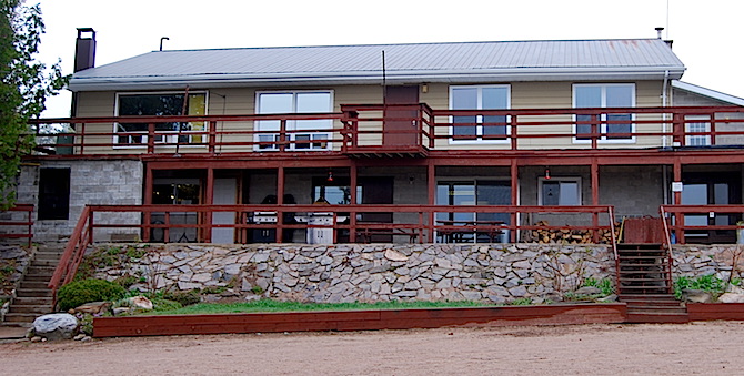 The lodge building at SOES