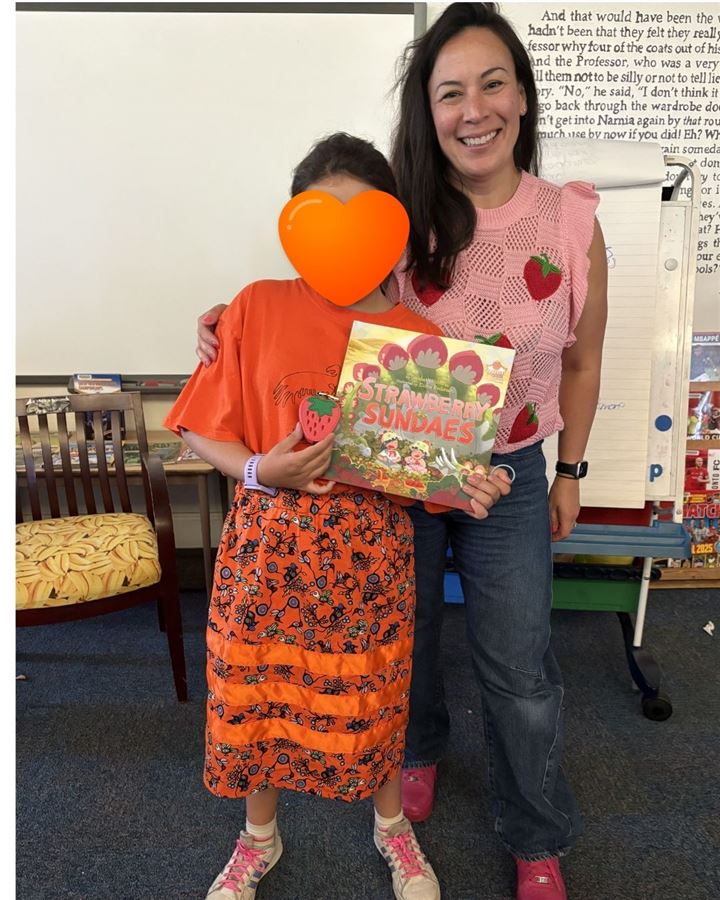Visiting author Sarabeth Holden