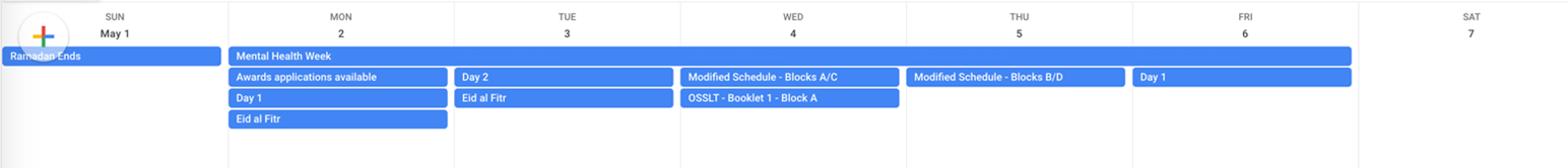 Next Two Weeks