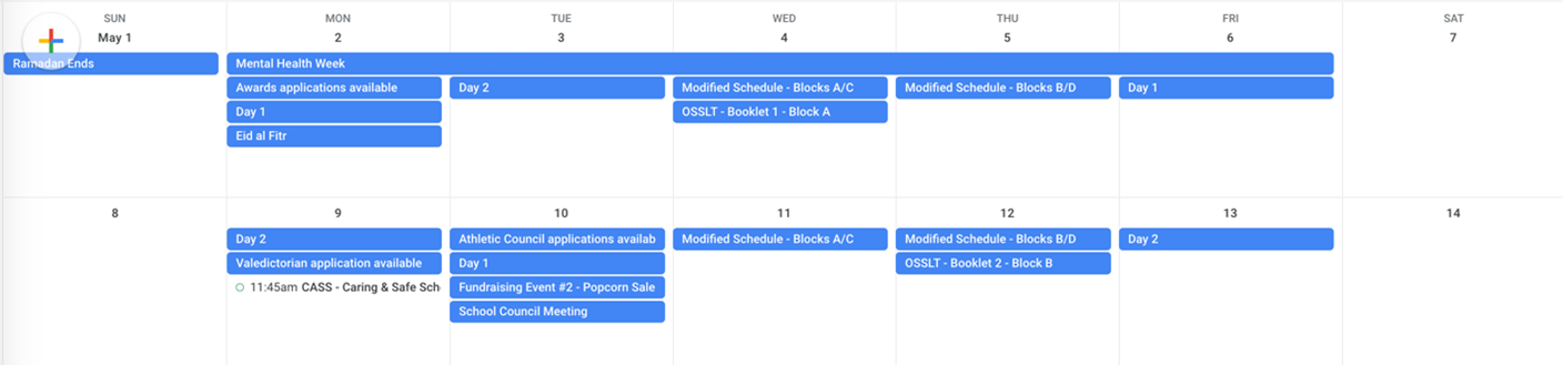 Next Two Weeks