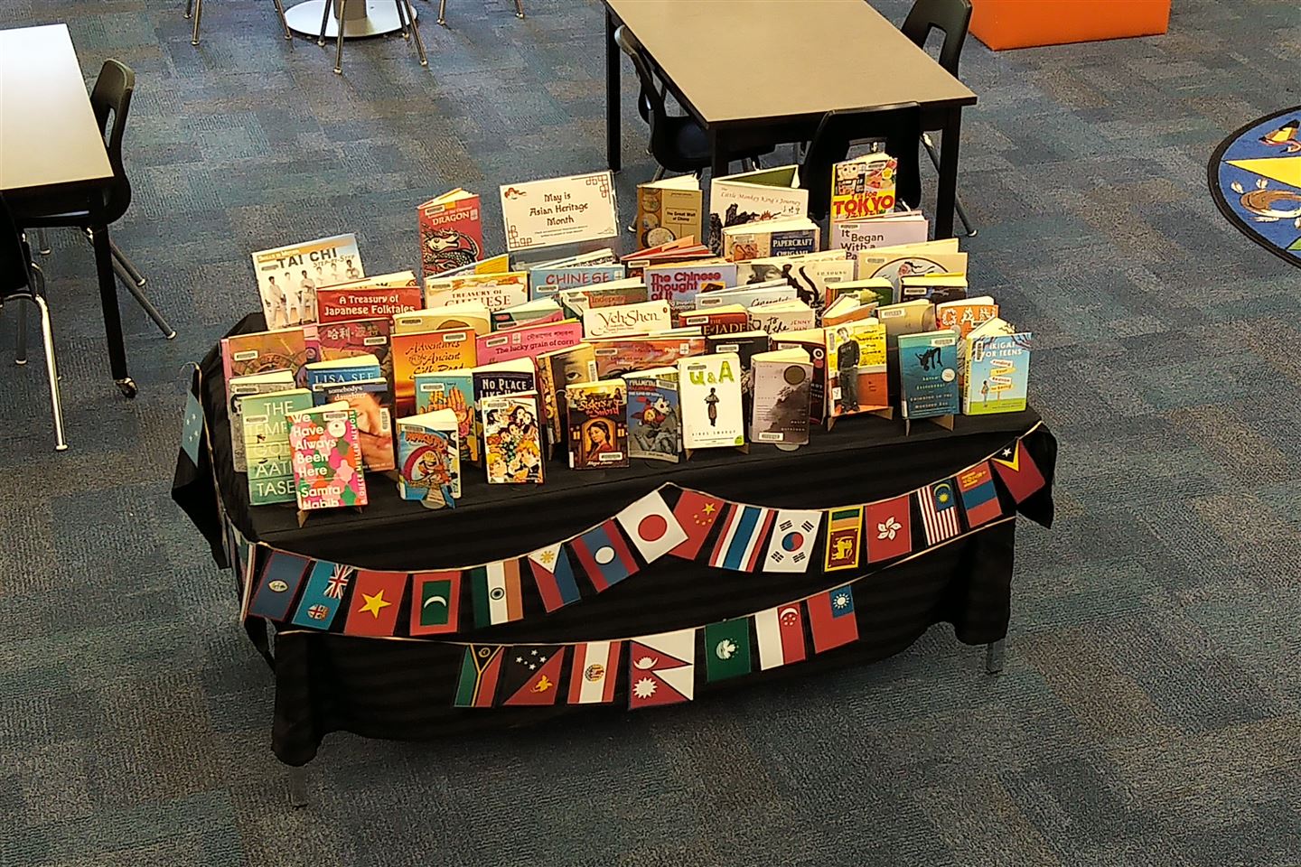 Asian Heritage Month Book Display