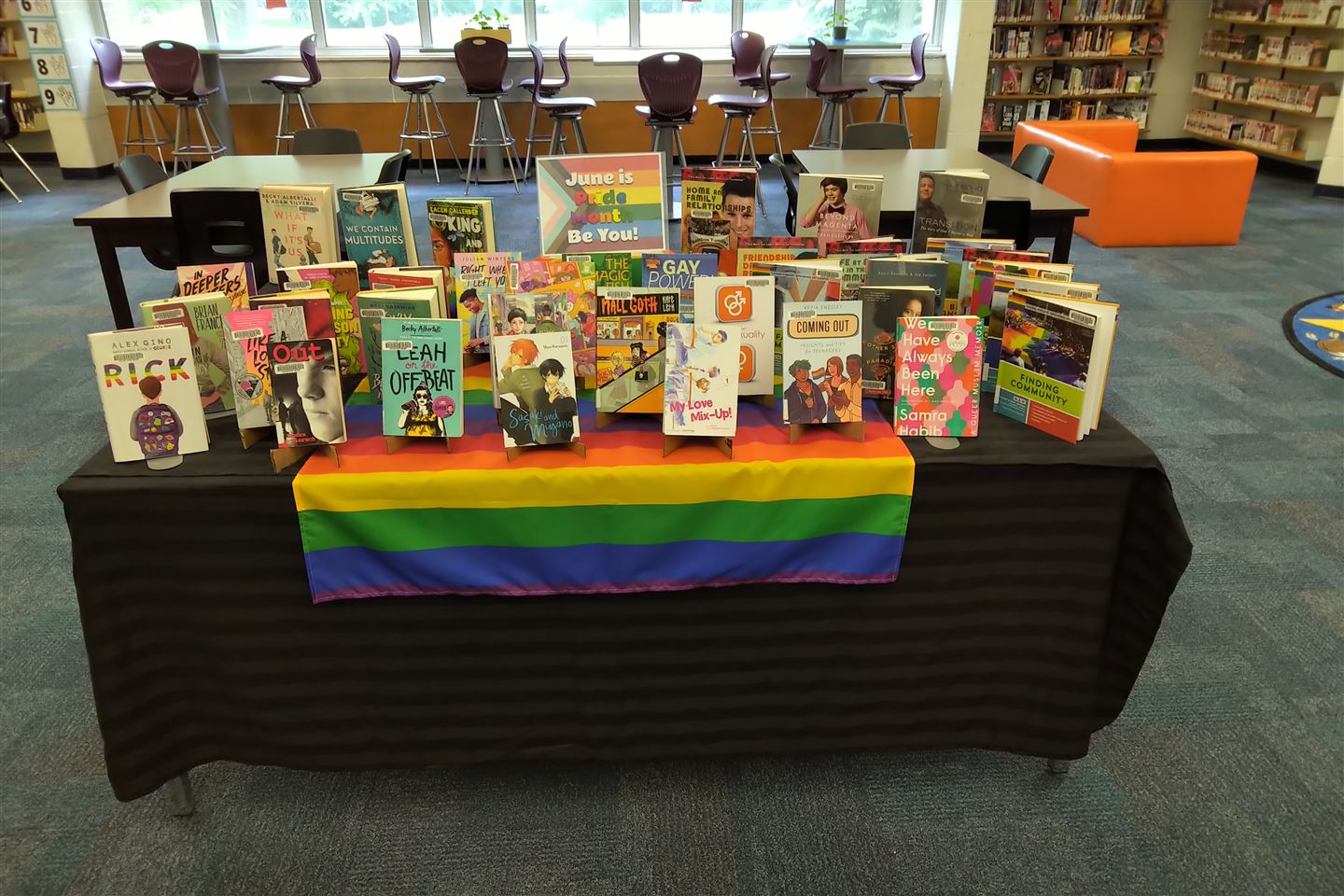 Pride Month Book Display