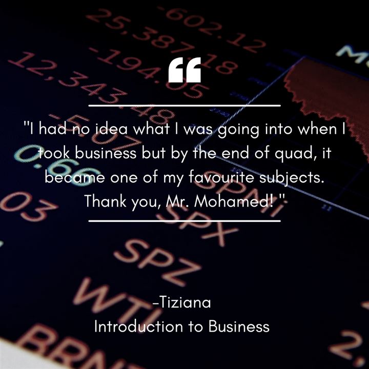 Quote from Student