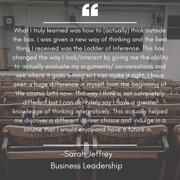 Quote from Student