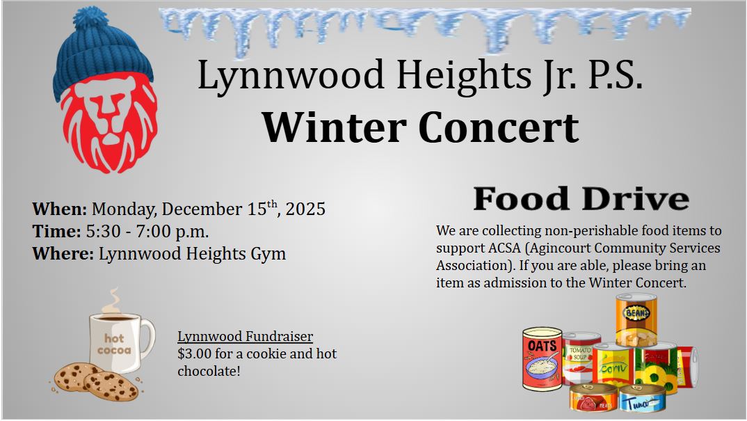 Concert invitation in English