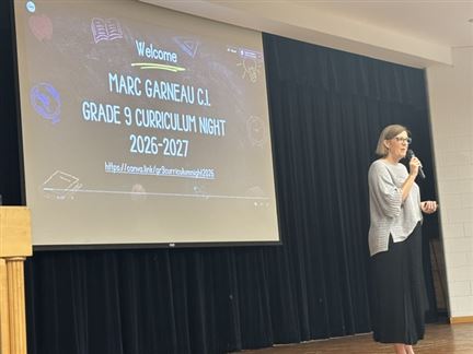 Grade 9 Curriculum Night