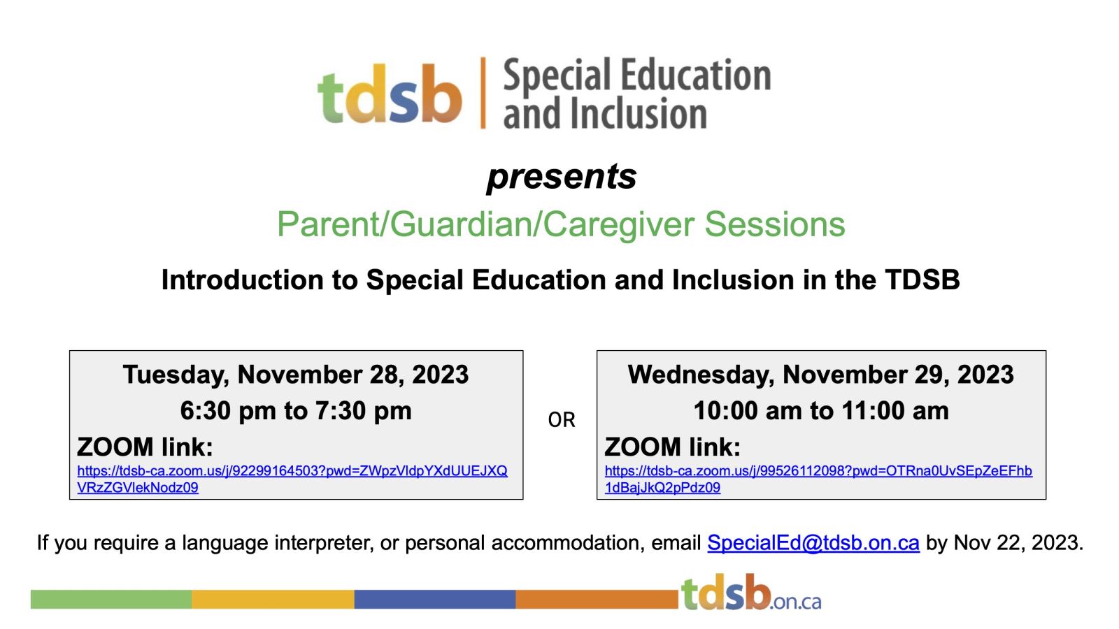 Special Education and Inclusion Flyer