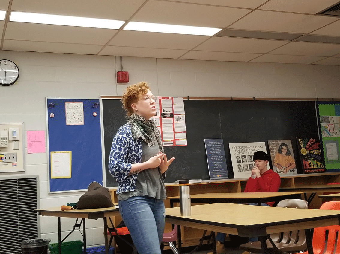 Kylie from Breakaway visited TSS to discuss harm reduction and answer any questions students may have. Open Gallery