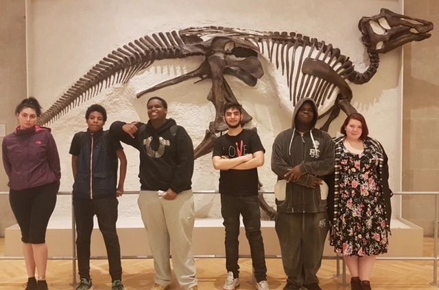 Students at Museum Open Gallery