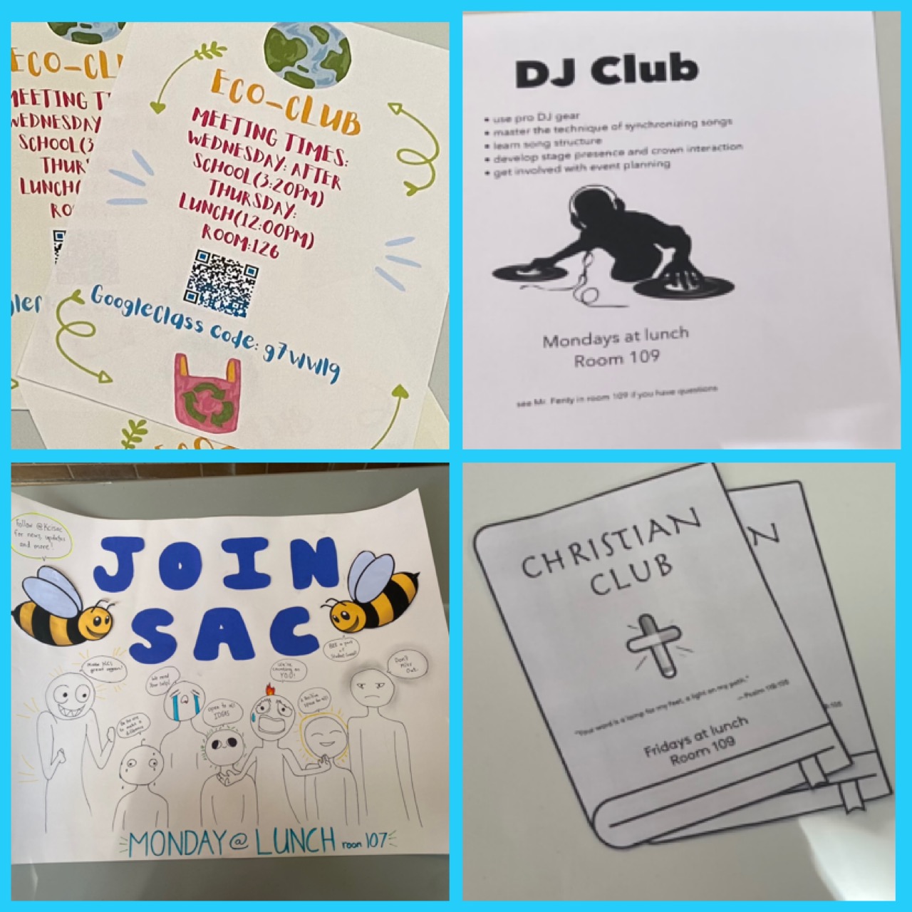Eco Club, DJ Club, SAC, Christian Club Open Gallery