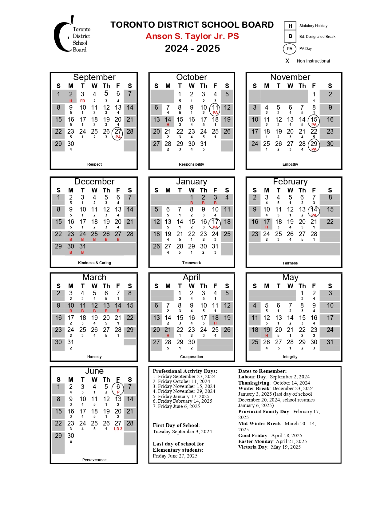 calendar