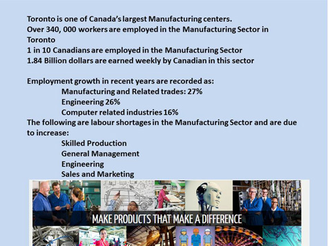 manufacturing info