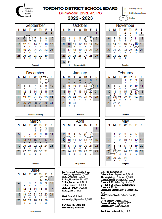 Tdsb School Year Calendar 2024 25 Casie Bernice
