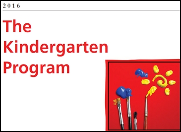 The Kindergarten Curriculum