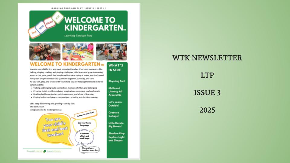 LTP-WTK Issue #3