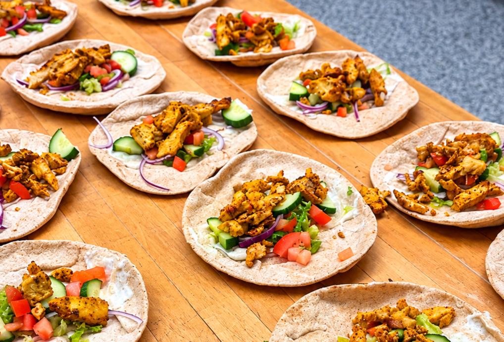 Food prepared through the CALC food program