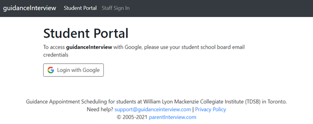 student-portal_orig student portal screenshot