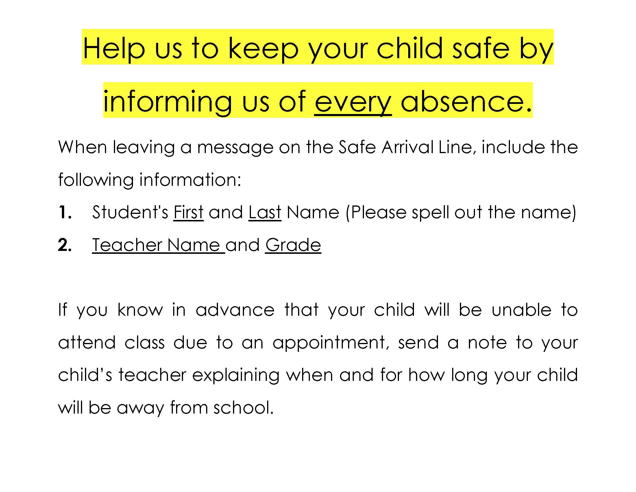 Crestview Public School > Parents > Student Safety > Student Absences ...