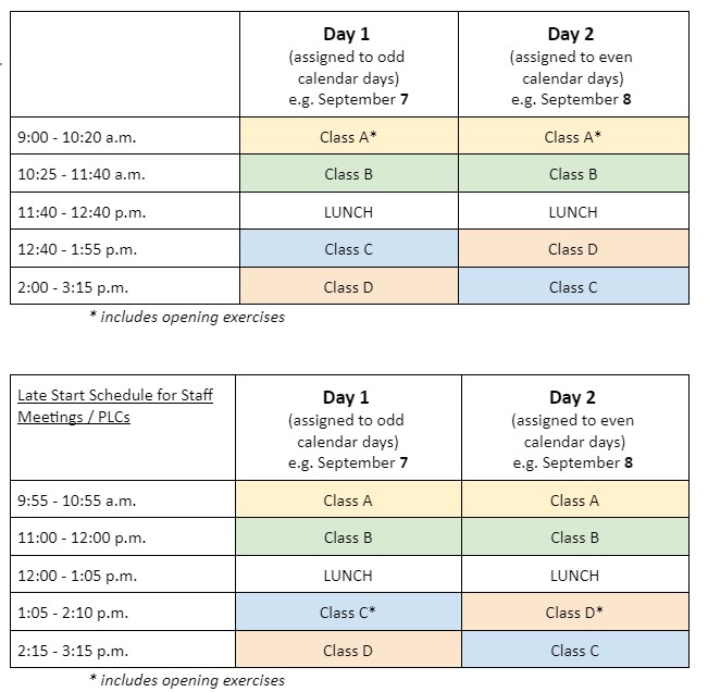 C W Jefferys Collegiate Institute > School Calendar