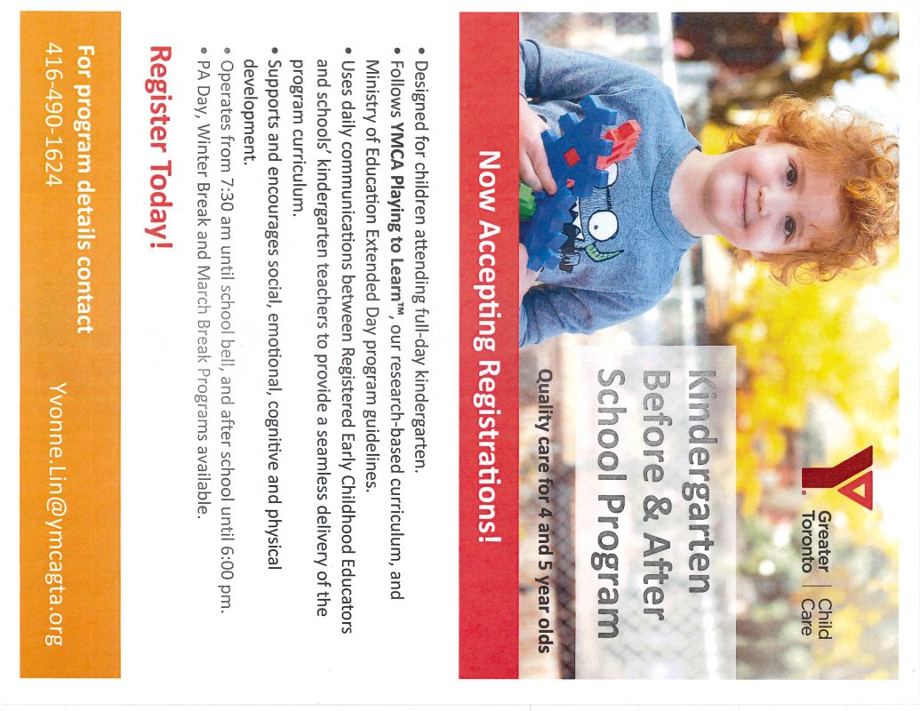 David Lewis YMCA for Kindergarten