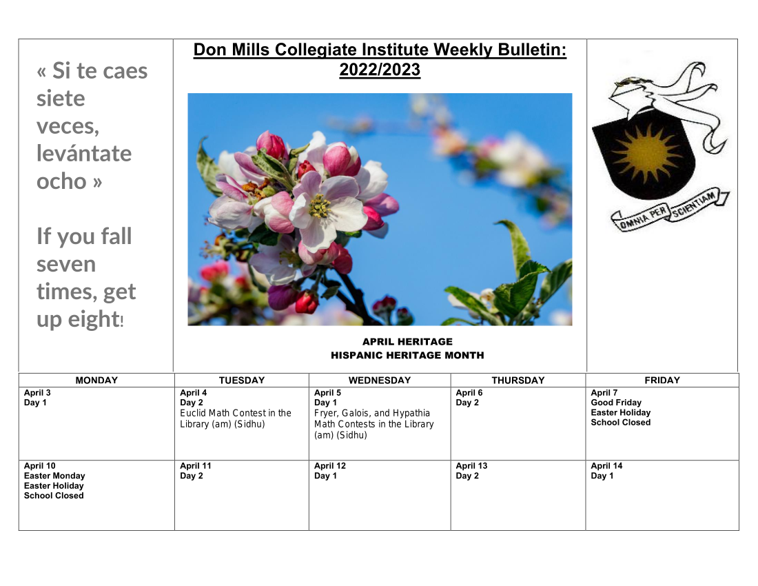DMCI Newsletter April 3