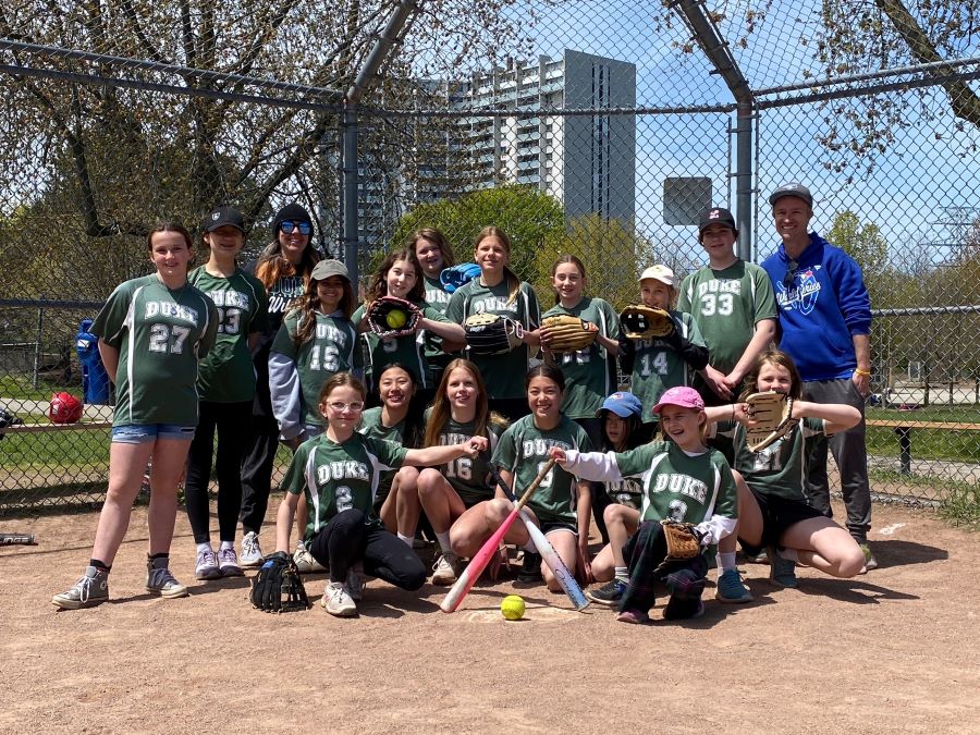 5-6 girls slo-pitch