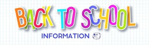 back to school information
