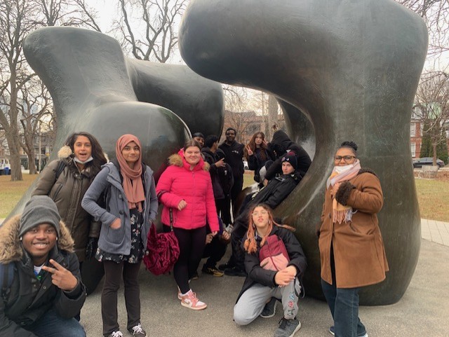 Art, History and Geography classes at a visit to the AGO.