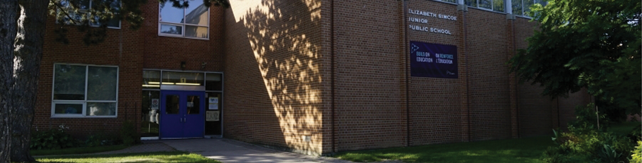 Elizabeth Simcoe JPS school front