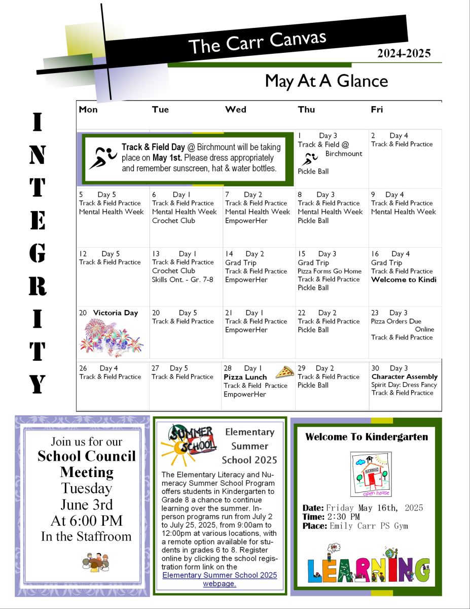 May Newsletter