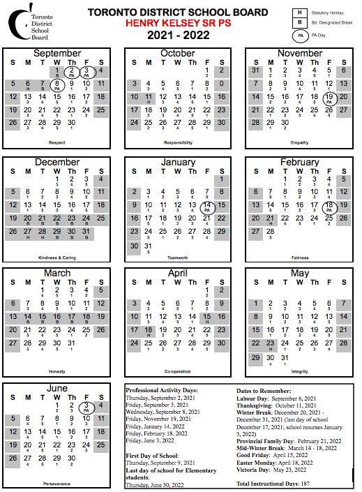 Tdsb Calendar 2025 2026 Elementary - Elyn Paulette