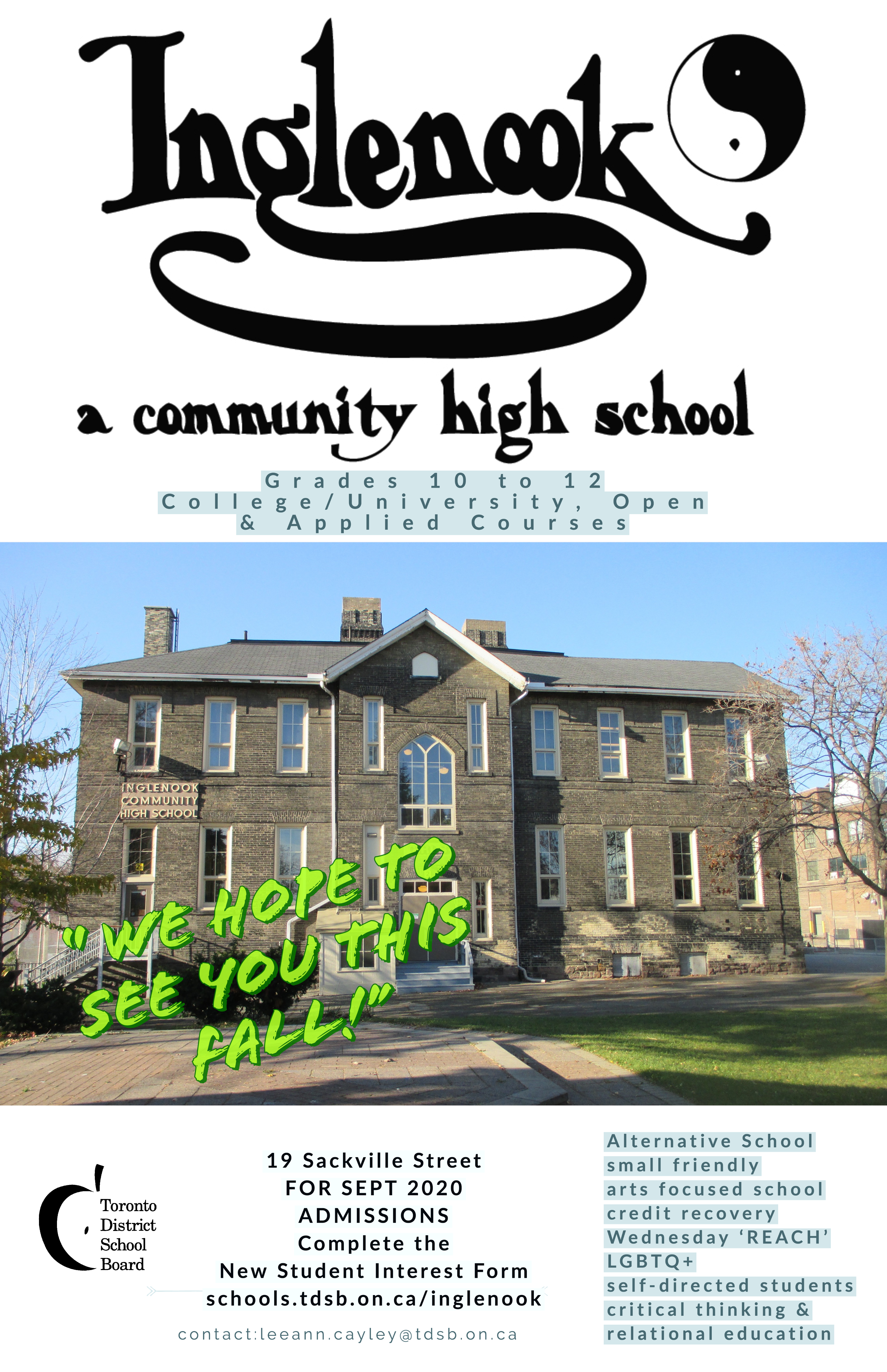 New Student Registration