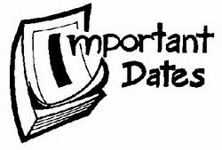 Important Dates Graphic