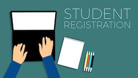 student registration illustration