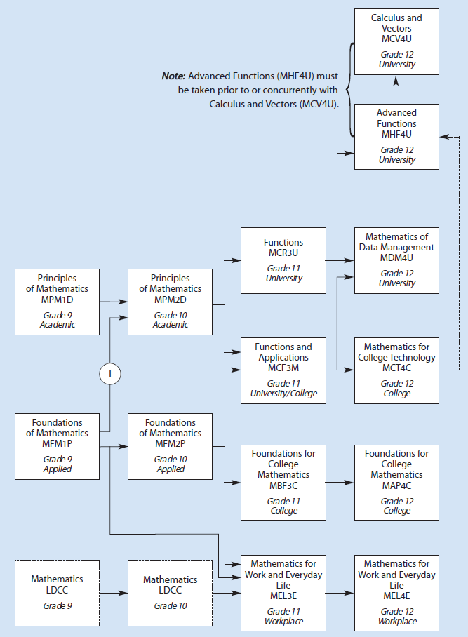 Mathematics and physics pathways