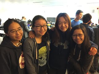 four female students at ECOO