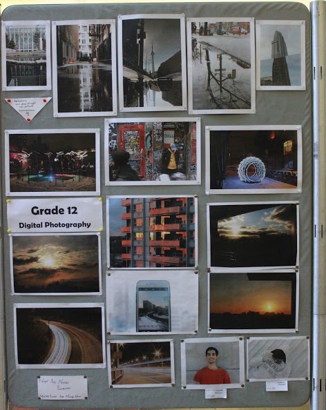 Image of mounted photographs - Grade 12 - Digital Photography