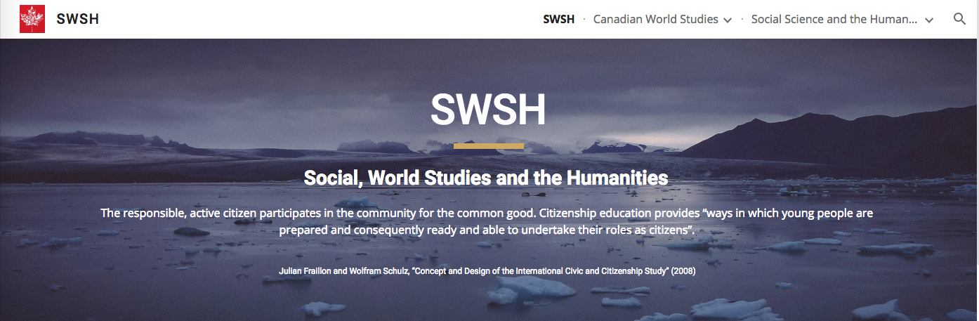 Graphic Image of SWSH website