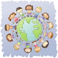 Children on the earth