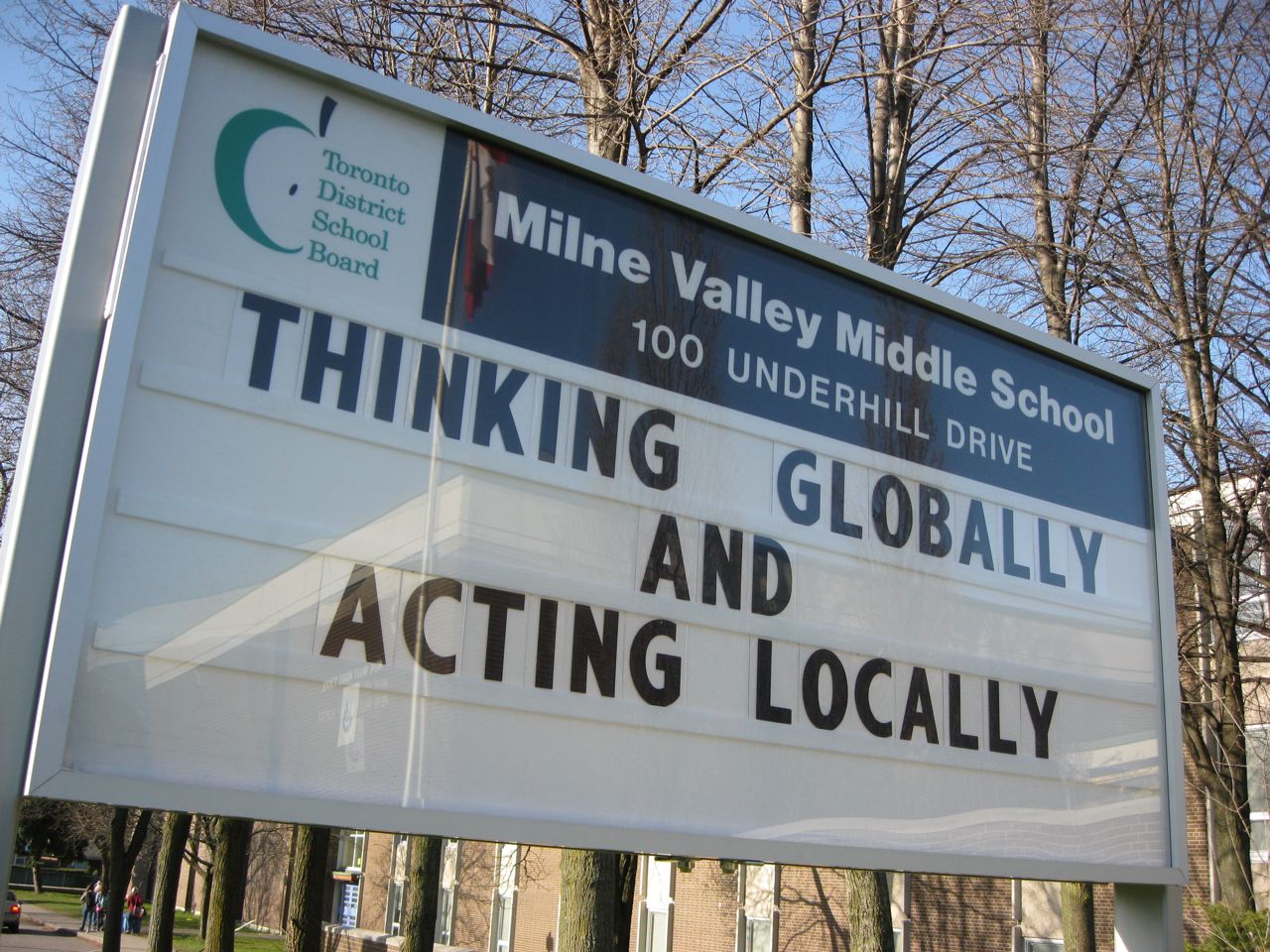 Thinking globally and acting locally