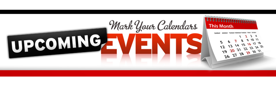 Mark your calendar upcoming events banner